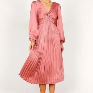 Petal & Pup Rose Long Sleeve Dress